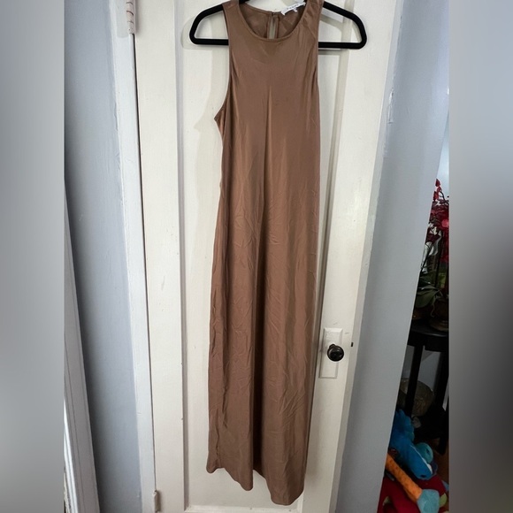 Frame Silk Racerback Maxi Tank Dress M - Picture 3 of 10